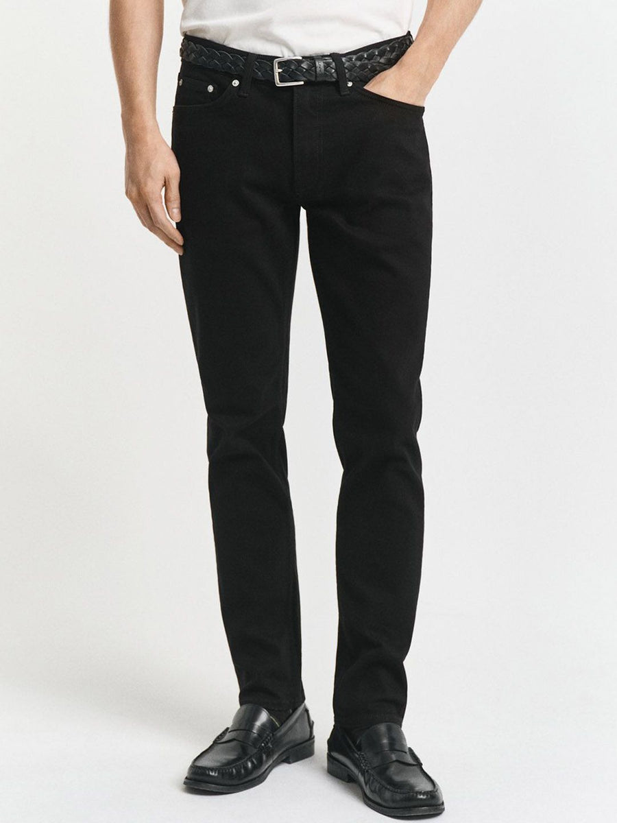 GANT Men Slim Fit Mid-Rise Jeans