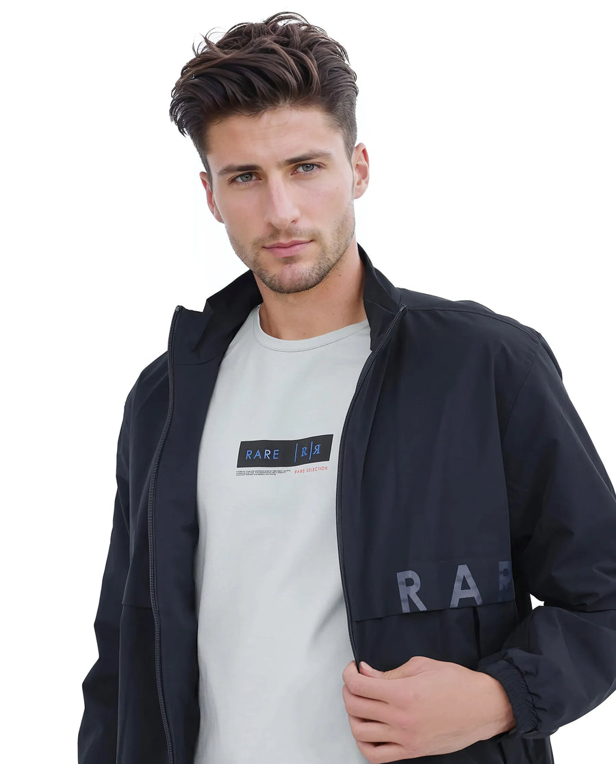 Rare Rabbit Men's Rolt Dusky Green Cotton Blend Graphic Print Regular Fit Half Sleeve Crew Neck T-Shirt