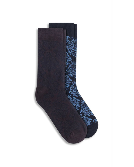 Rare Rabbit Men Rome - 2 Assorted Socks