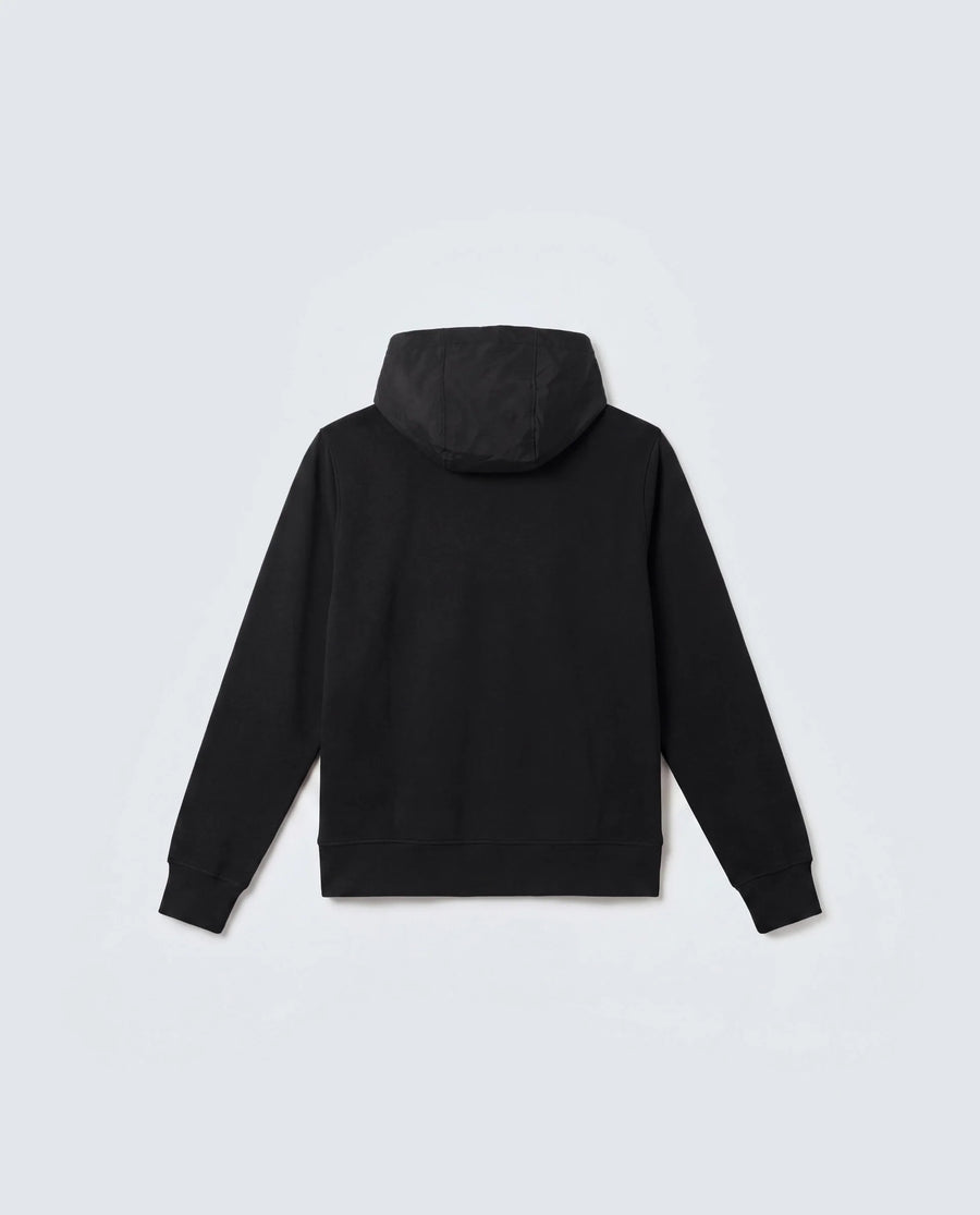 Rare Rabbit Men's Basic Rr-Corp-Duro Black Cotton Blend Regular Plain Sweatshirt