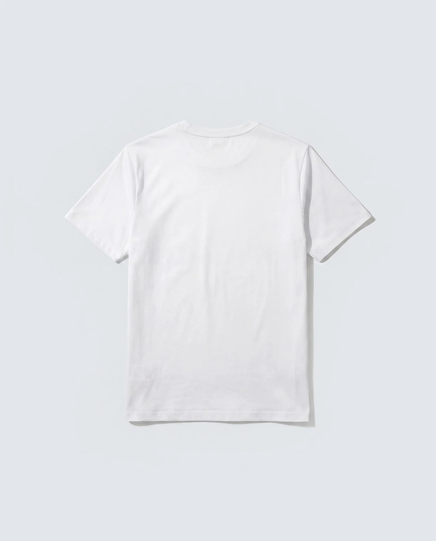 Rare Rabbit Men's Basic Rr-Corp-Rein White Cotton Blend Crew Neck Regular Plain T-Shirt