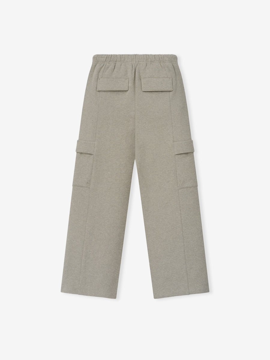 Womens Fleece Cargo Relaxed Sweatpant