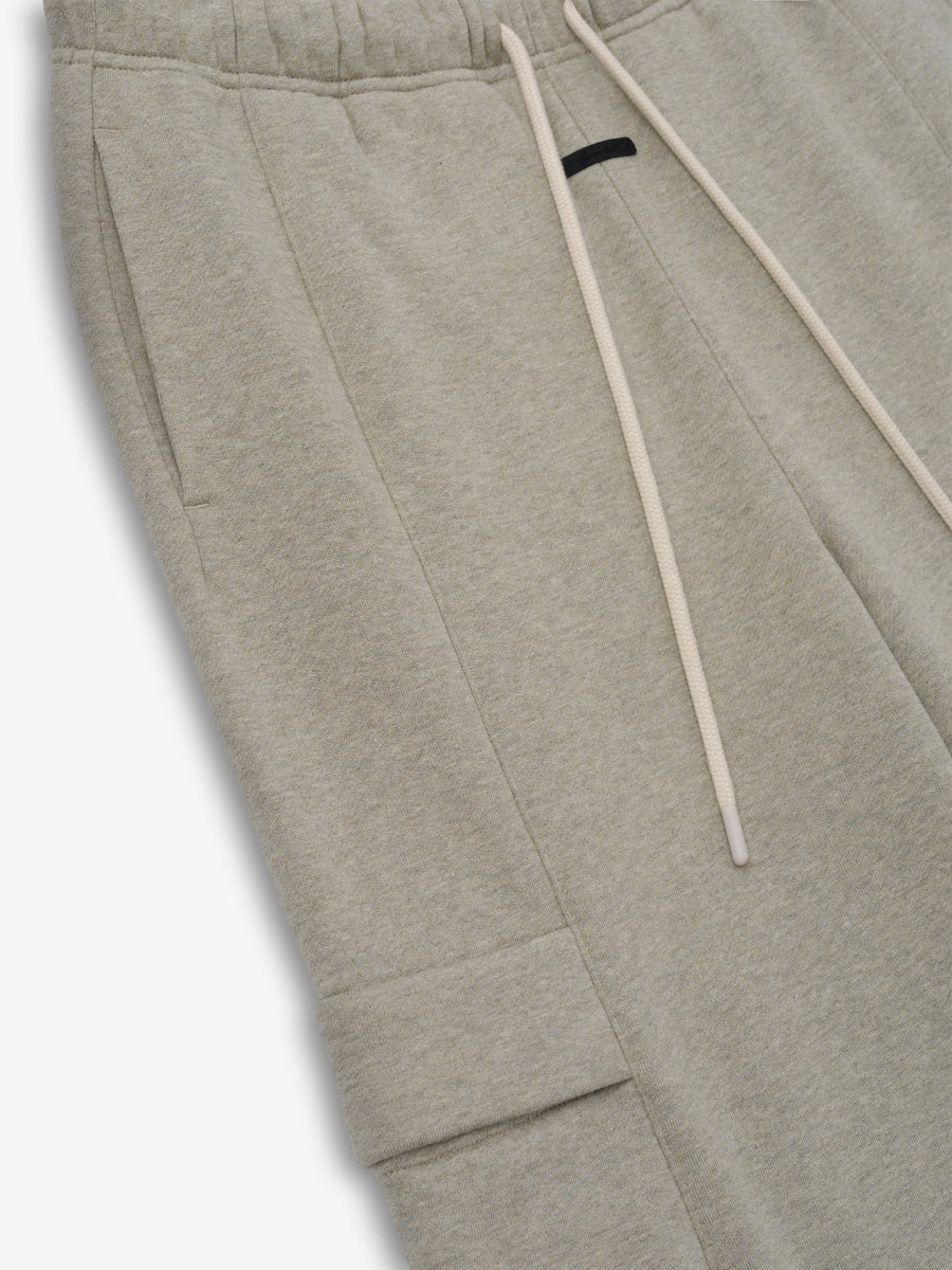Womens Fleece Cargo Relaxed Sweatpant