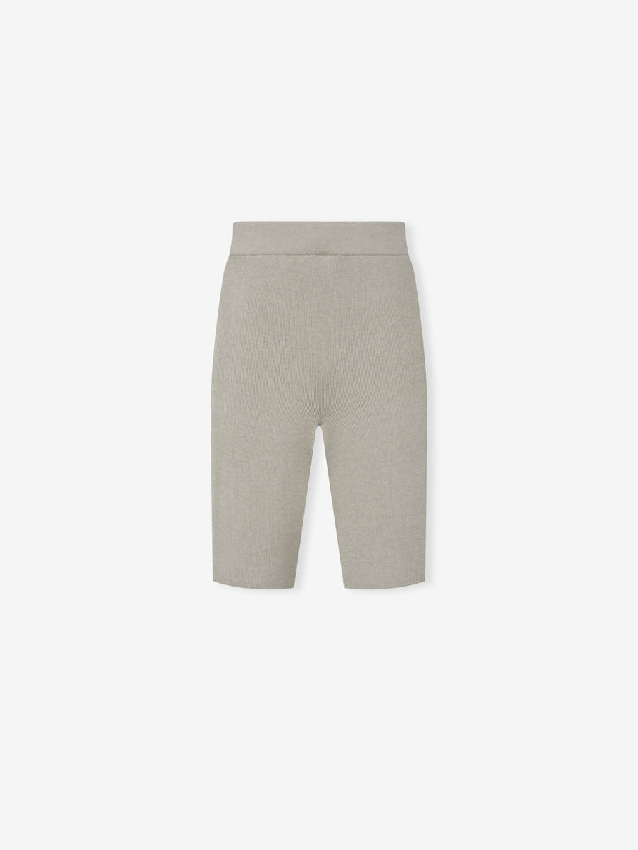 Womens Rib Knit Biker Short