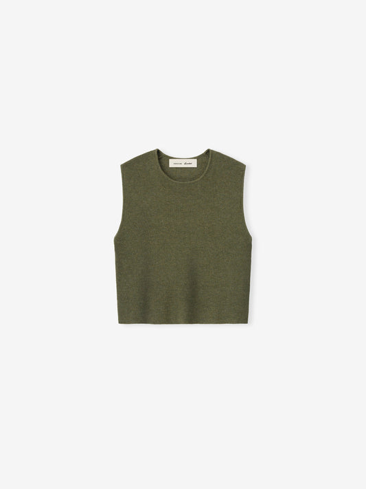 Womens Rib Knit Crop Top