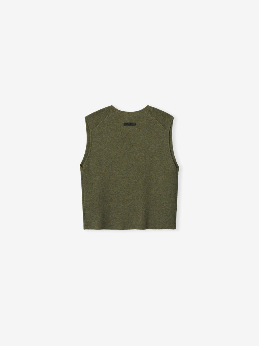 Womens Rib Knit Crop Top