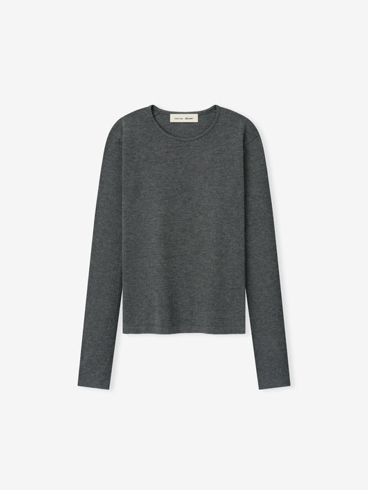 Womens Soft Knit Slim Longsleeve