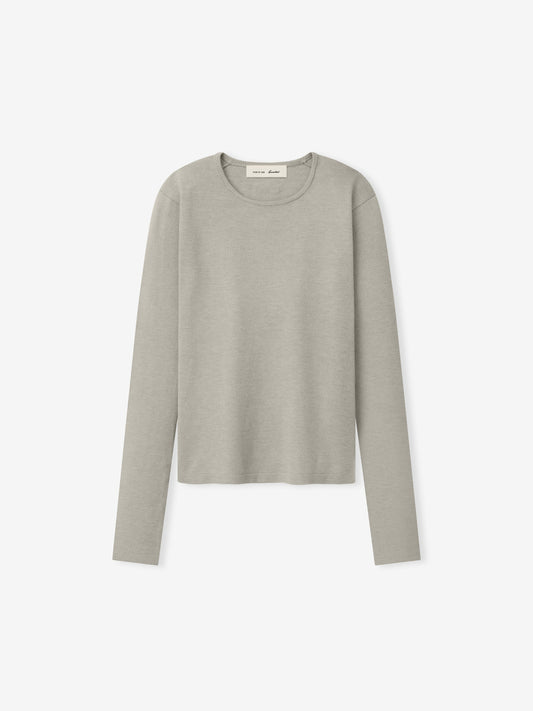 Womens Soft Knit Slim Longsleeve