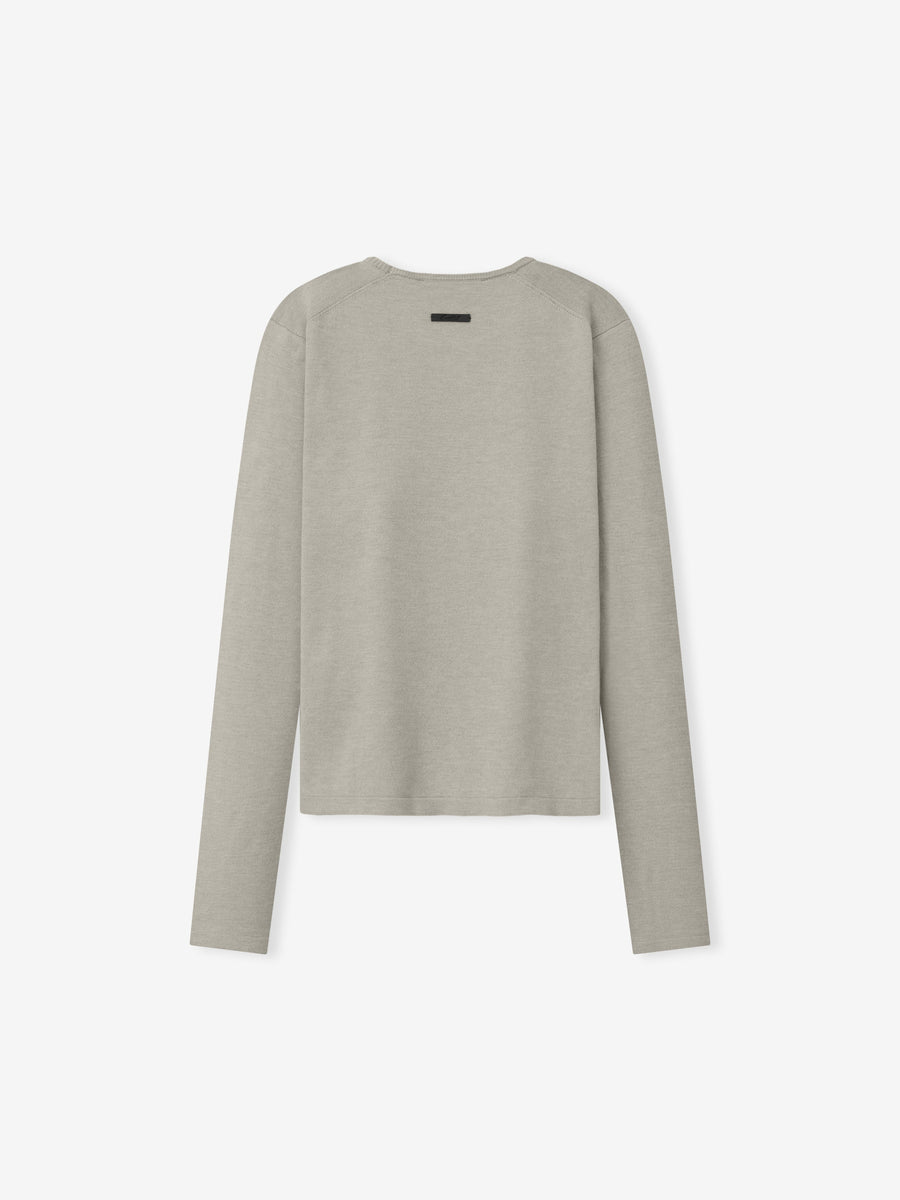 Womens Soft Knit Slim Longsleeve
