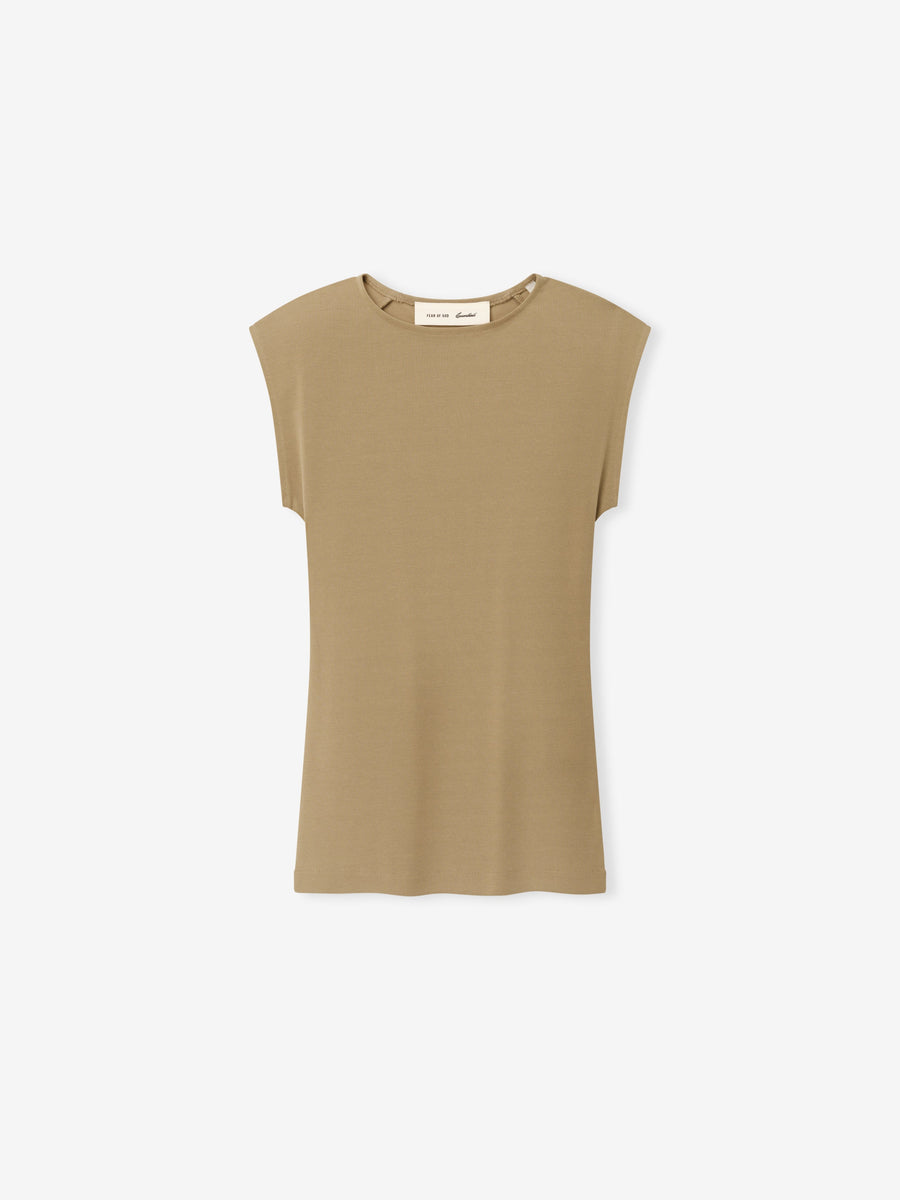 Womens Soft Rib Fitted Tank