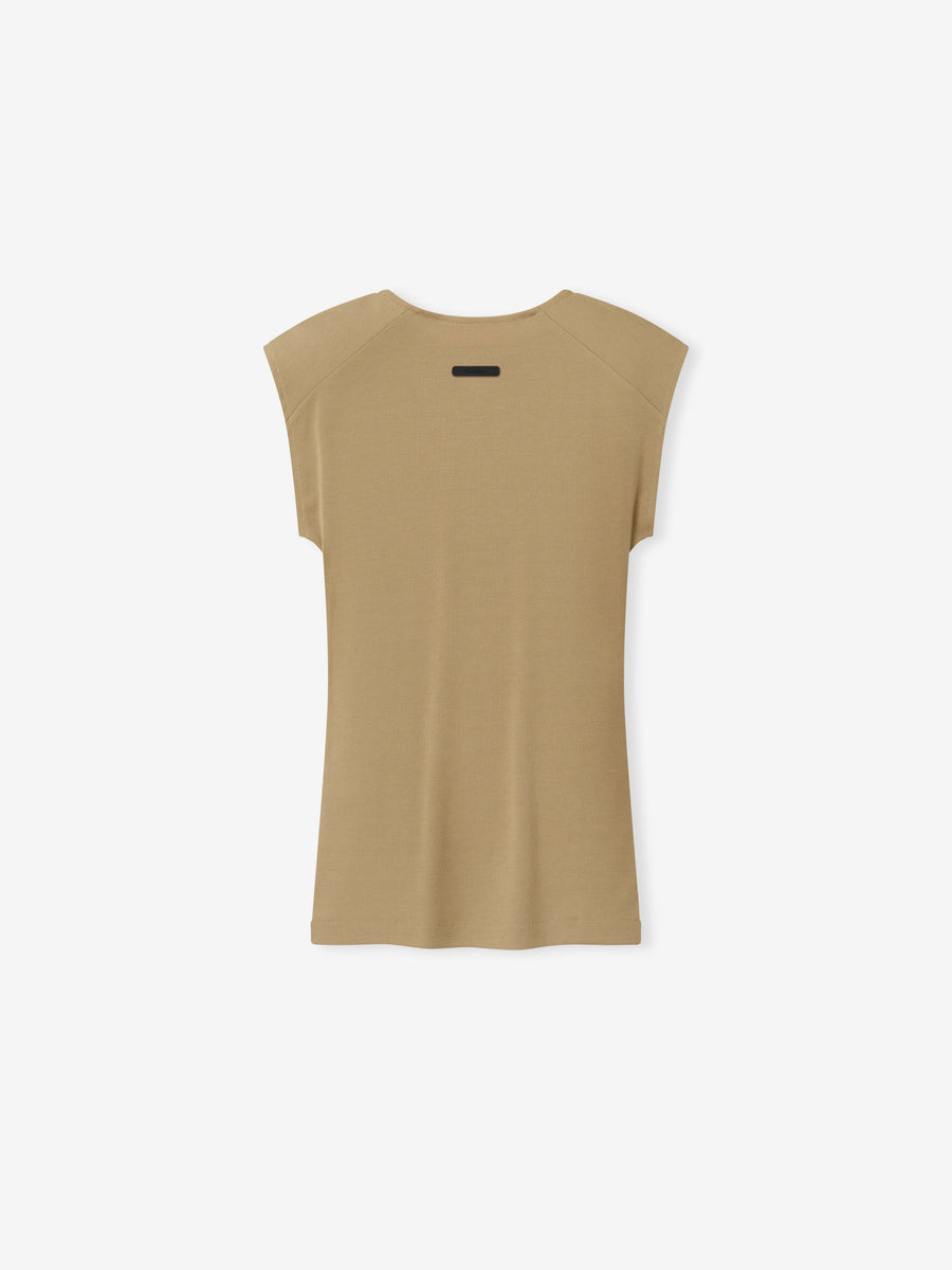 Womens Soft Rib Fitted Tank