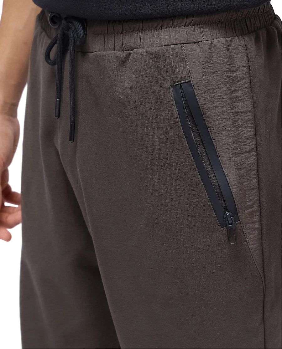 Rare Rabbit Men's Shawn Olive Cotton Plain Regular Fit Joggers