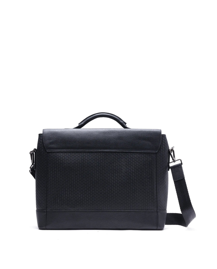 Rare Rabbit Men Sionis Black Leather Bags (Limited Edition)