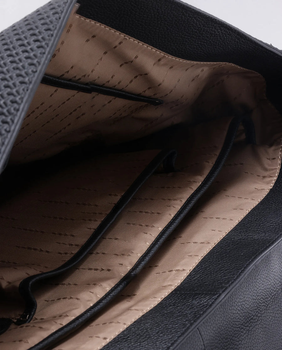 Rare Rabbit Men Sionis Black Leather Bags (Limited Edition)