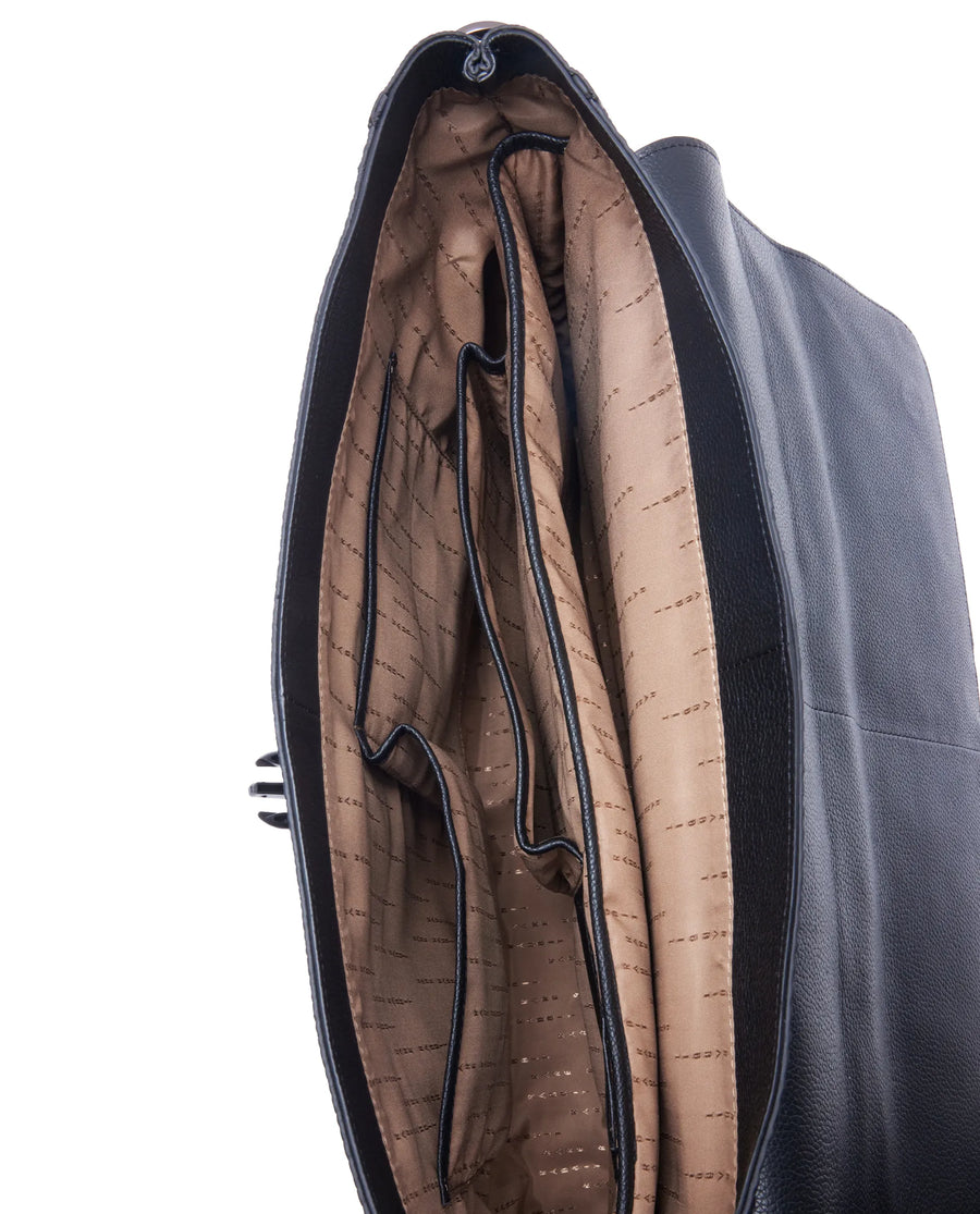 Rare Rabbit Men Sionis Black Leather Bags (Limited Edition)