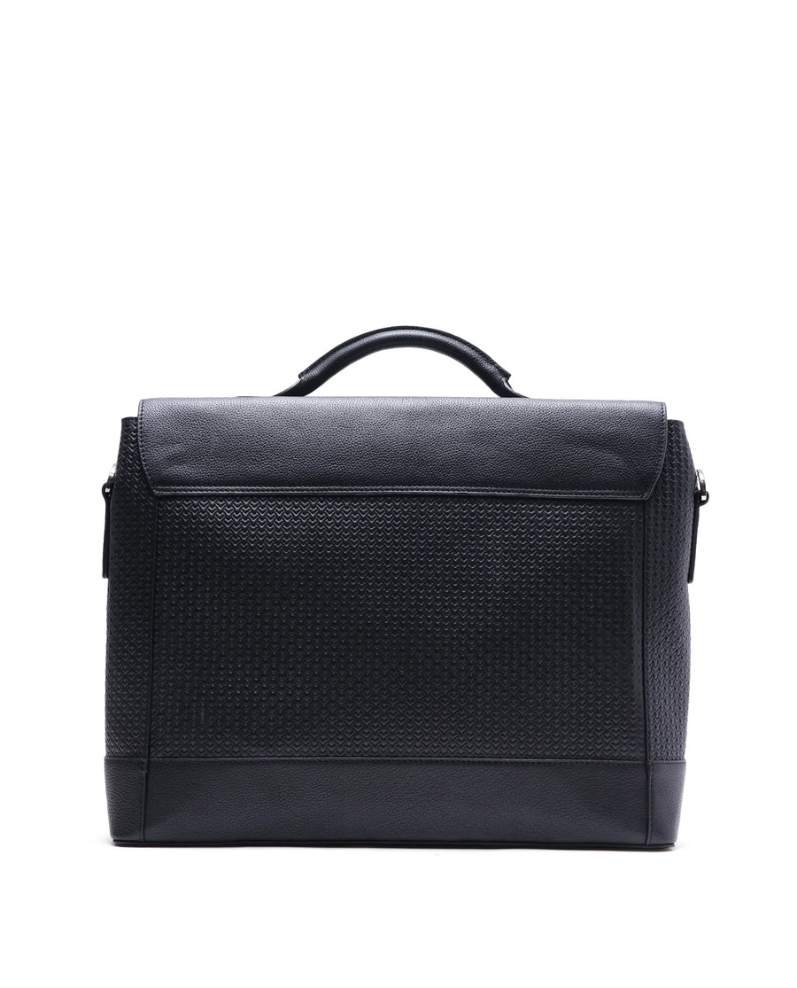 Rare Rabbit Men Sionis Black Leather Bags (Limited Edition)