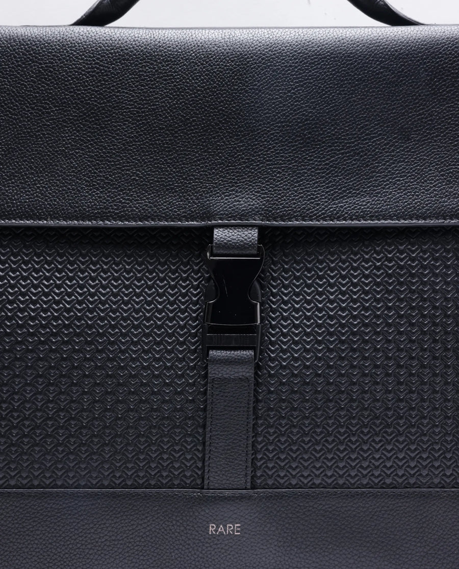 Rare Rabbit Men Sionis Black Leather Bags (Limited Edition)