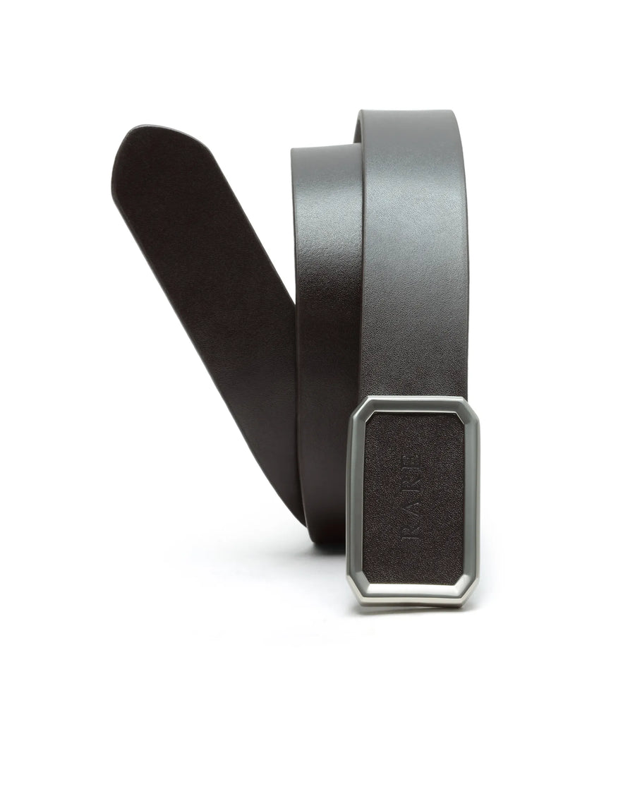 Rare Rabbit Men's Snape Brown Non Reversible Belt