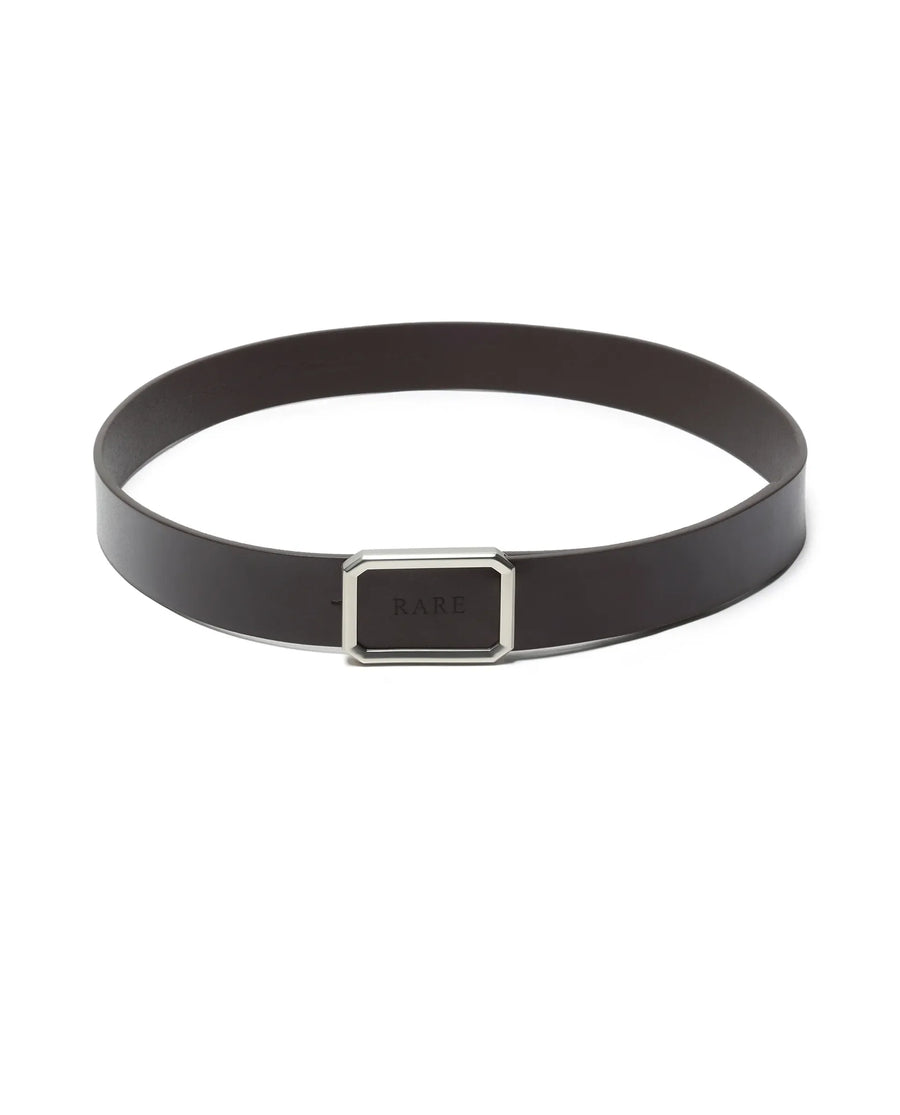 Rare Rabbit Men's Snape Brown Non Reversible Belt