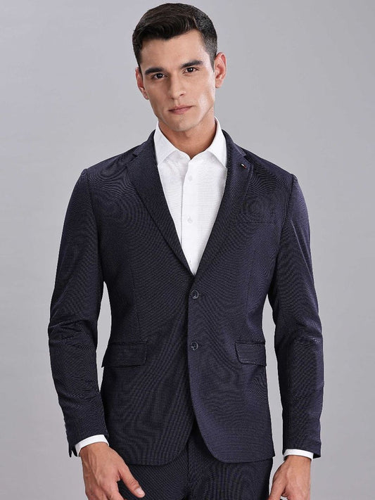 Tommy Hilfiger Self-Designed Single-Breasted Formal Blazer