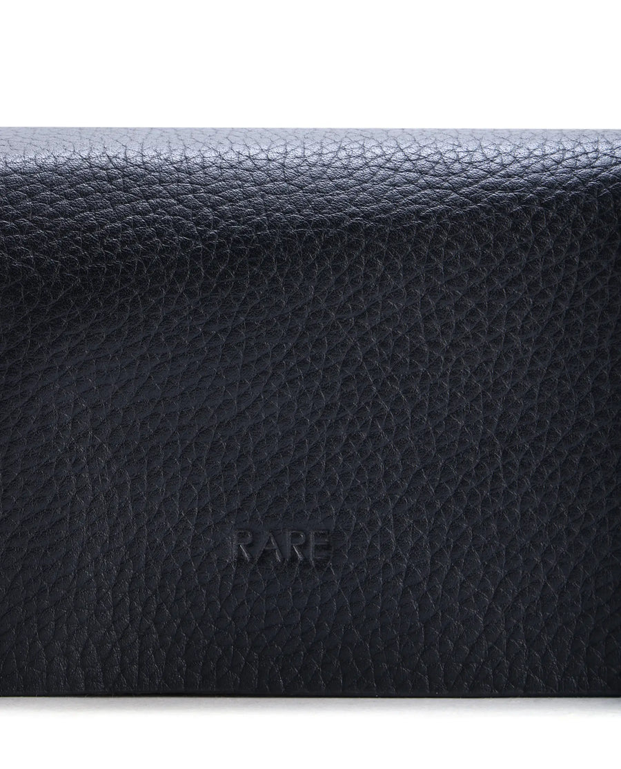 Rare Rabbit Men's Tisboc Black Leather Tissue Box