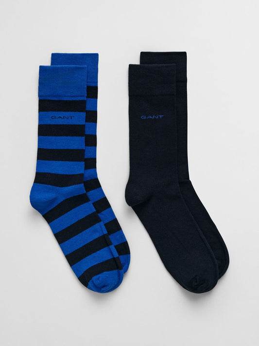 GANT Women Pack Of 2 Striped Calf-Length Socks