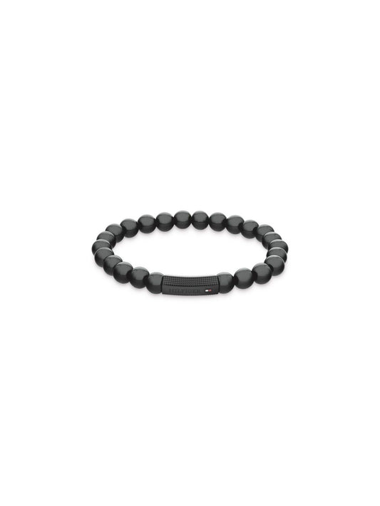 Tommy Hilfiger Men Beaded Wraparound Bracelet