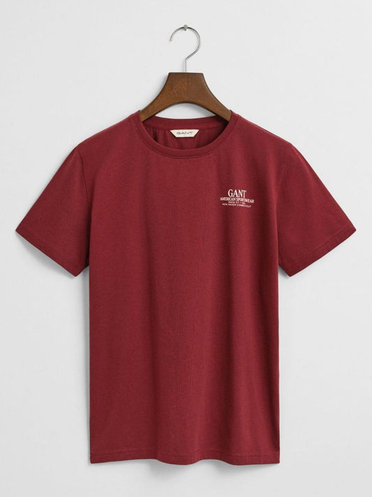 GANT Boys Printed Pure Cotton T-shirt