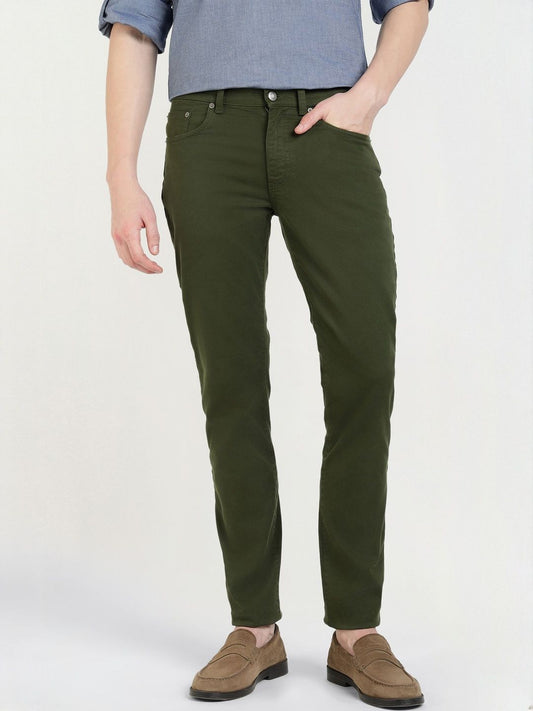 GANT Men Comfort Slim Fit Mid-Rise Coloured Jeans