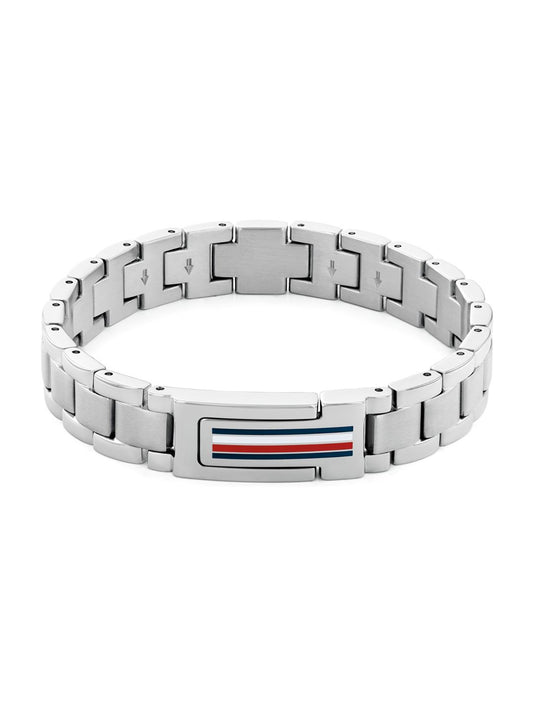Tommy Hilfiger Men Brass-Plated Bangle-Style Bracelet