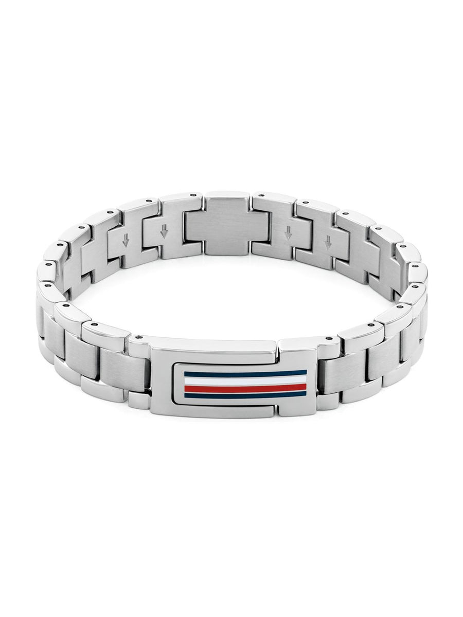 Tommy Hilfiger Men Brass-Plated Bangle-Style Bracelet