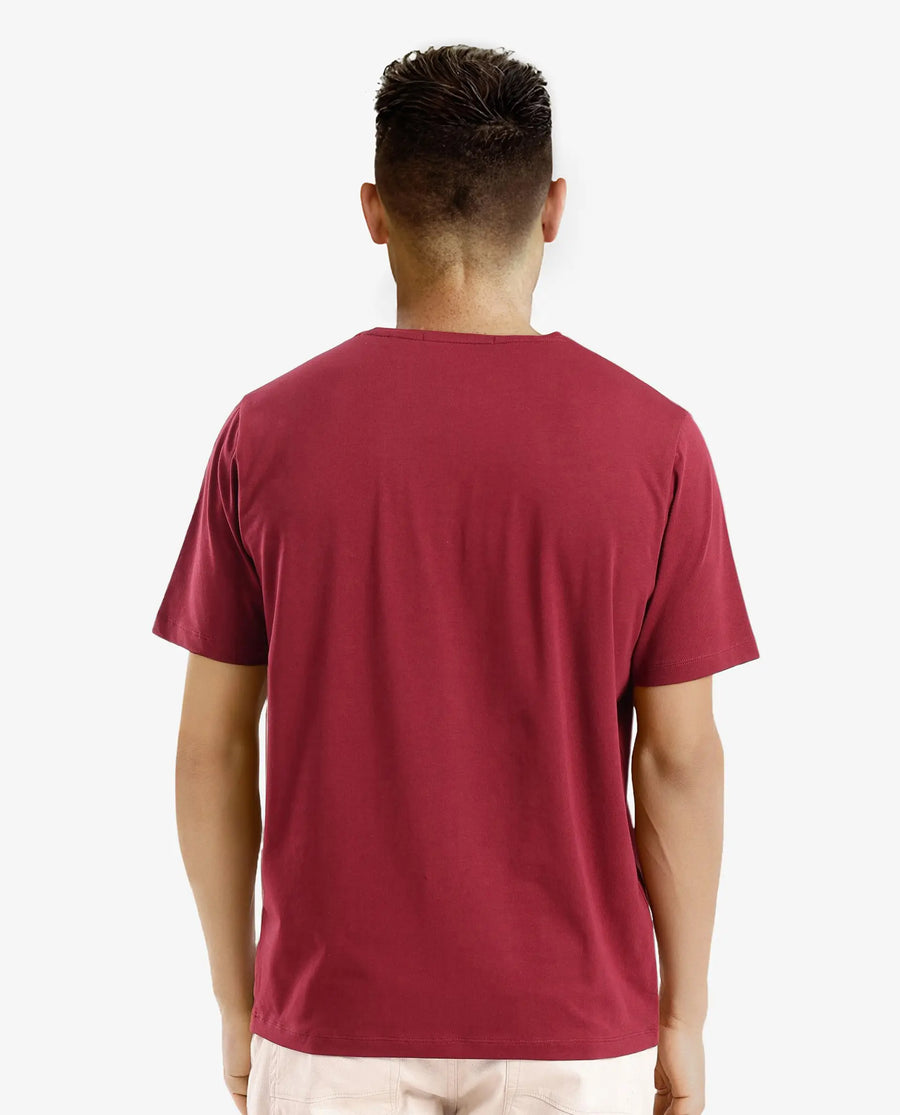 Rare Rabbit Men's Cotton Blend printed Regular Fit Half Sleeve Crew Neck T-Shirt