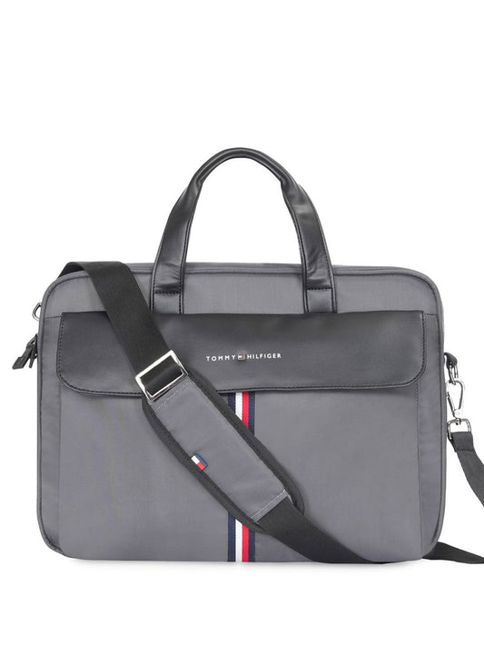 Tommy Hilfiger Unisex Striped Laptop Bag