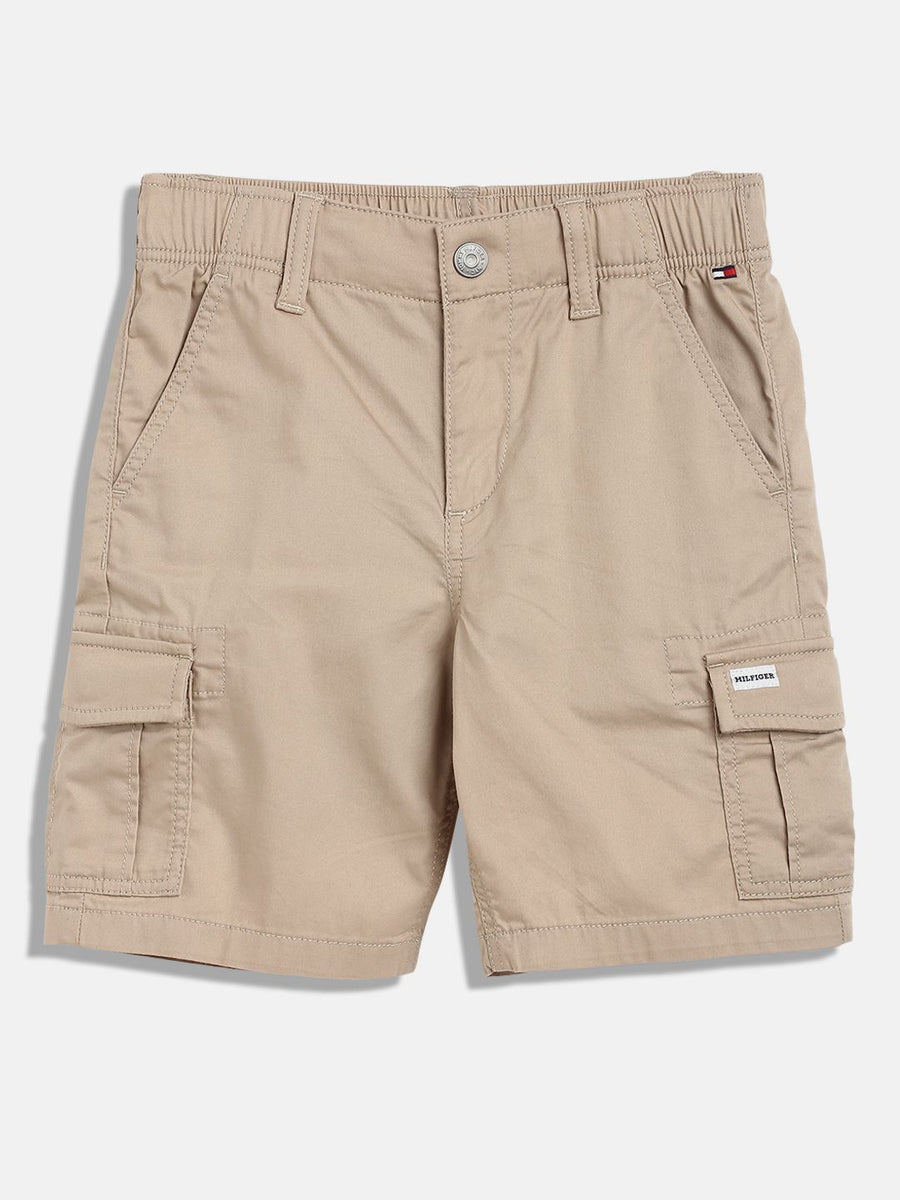 Tommy Hilfiger Boys Regular Fit Mid-Rise Shorts