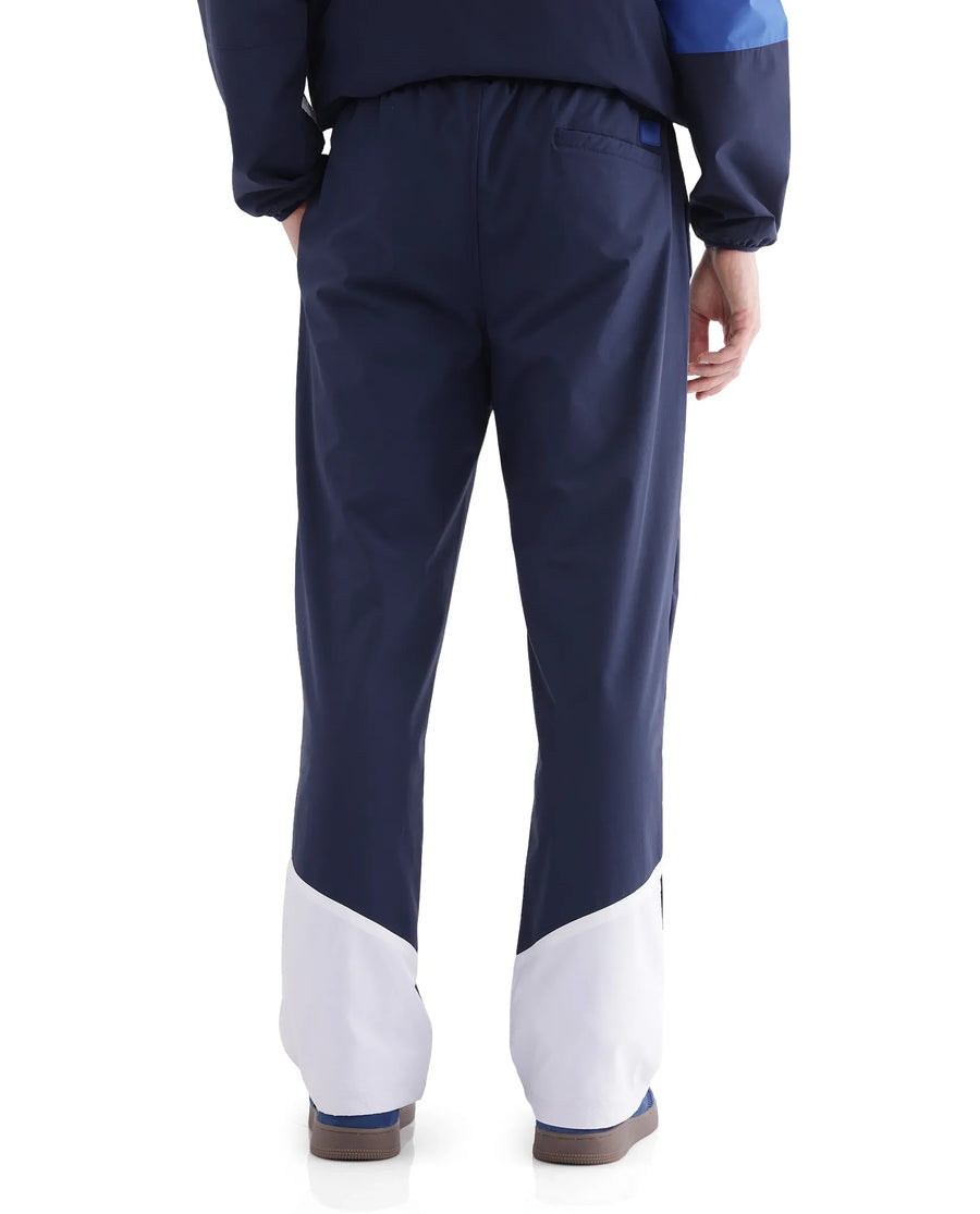 Rare Rabbit Men's Wando-B Dark Blue Polyester Cut And Sew Regular Fit Track Pant