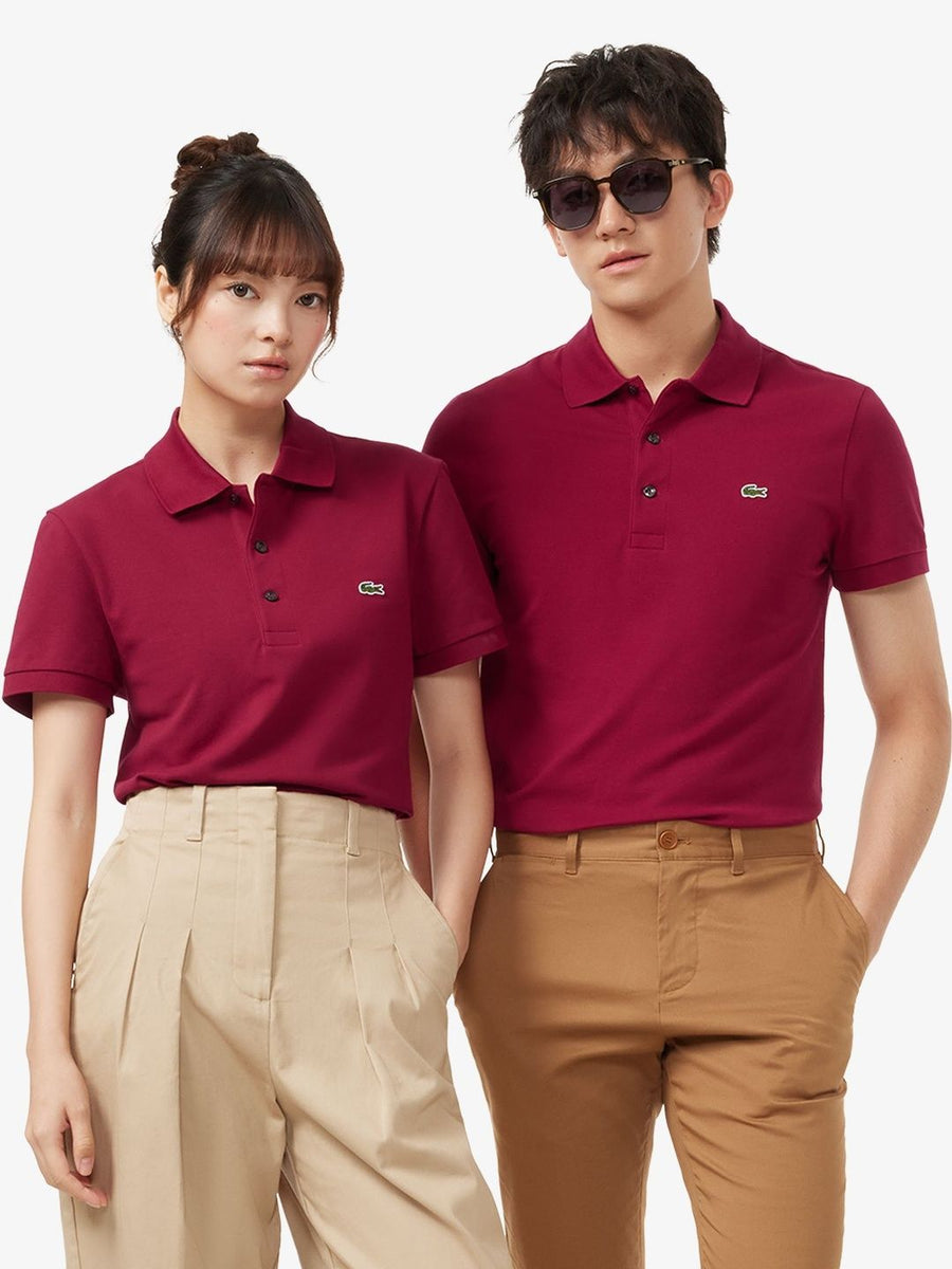 Lacoste Men Brand Logo Polo Collar Slim Fit T-shirt