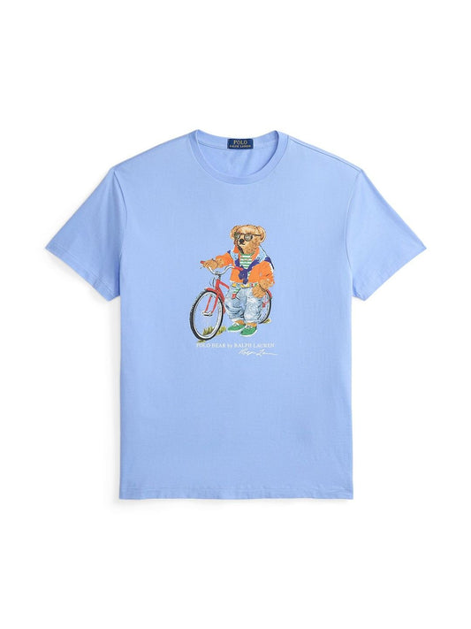 Polo Ralph Lauren Printed Cotton Round Neck Slim Fit Tshirts