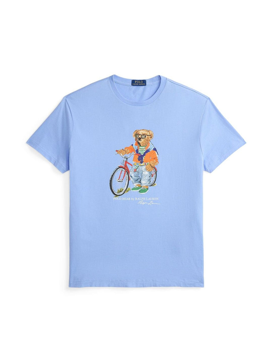 Polo Ralph Lauren Printed Cotton Round Neck Slim Fit Tshirts