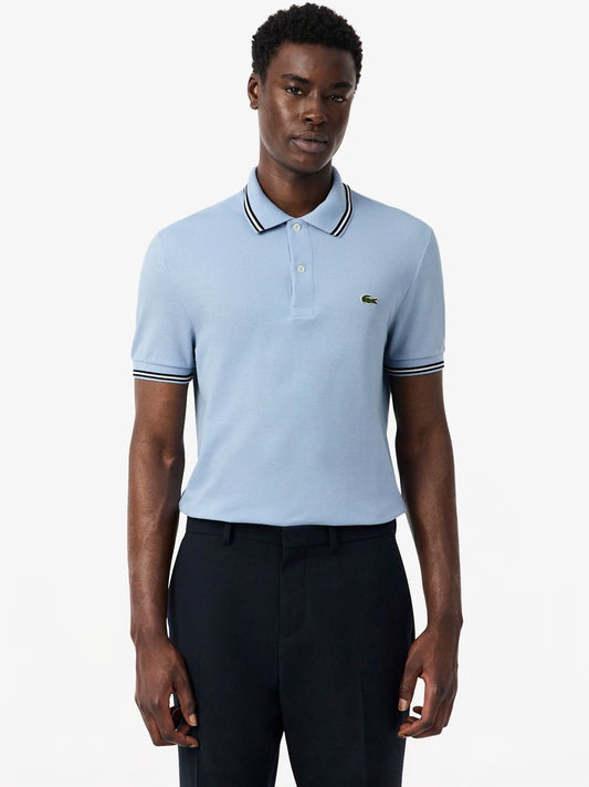 Lacoste Men Brand Logo Polo Collar Pockets T-shirt