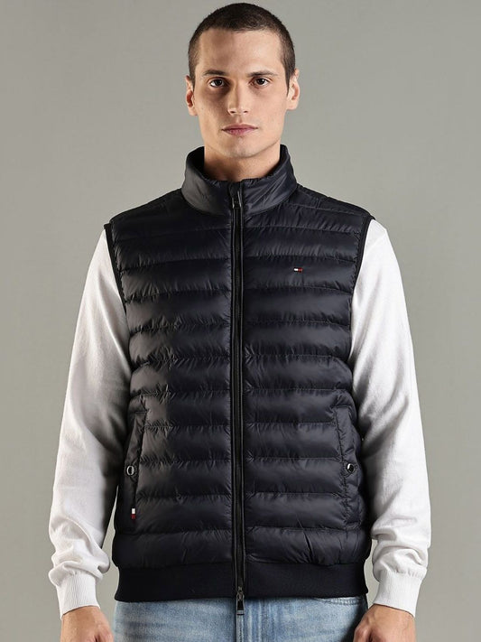 Tommy Hilfiger Stand Collar Sleeveless Cotton Padded Jacket