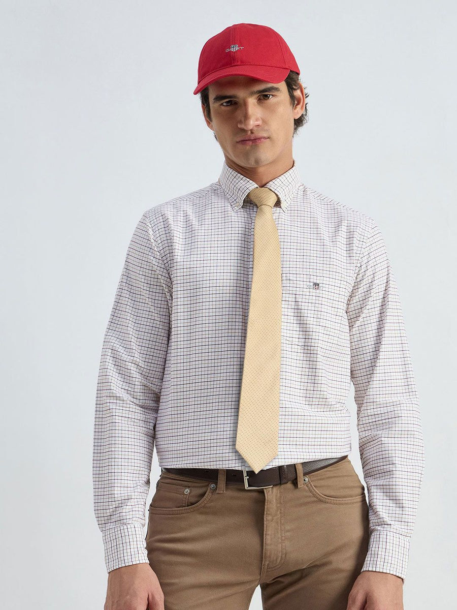 GANT Classic Checked Button-Down Collar Oxford Casual Shirt