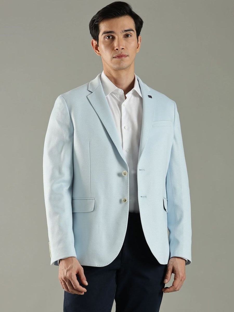 Tommy Hilfiger Textured Single Breasted Blazer