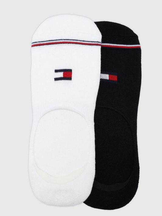 Tommy Hilfiger Pack Of 2 Logo-Patterned Shoe Liners-Length Socks