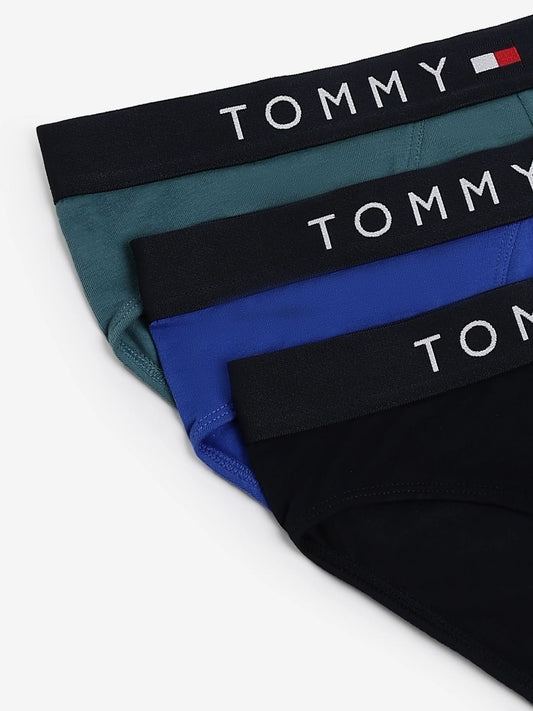 Tommy Hilfiger Pack Of 3 Cotton Low-Rise Basic Briefs