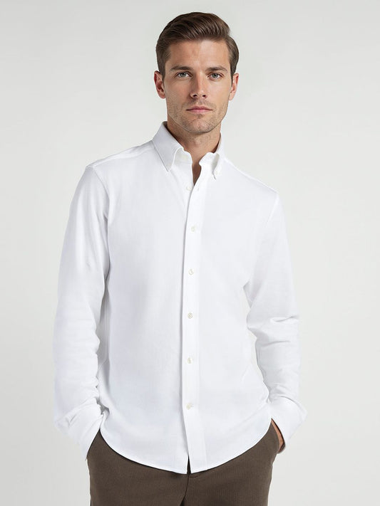 GANT Men Relaxed Fit Solid Button-Down Collar Casual Shirt