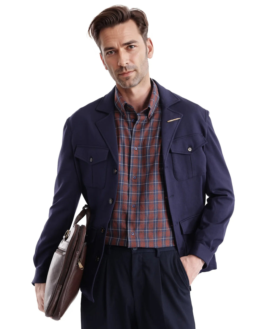 Rare Rabbit Men's Zary Brown Cotton Checked Print Regular Fit Full Sleeve Collared Shirt