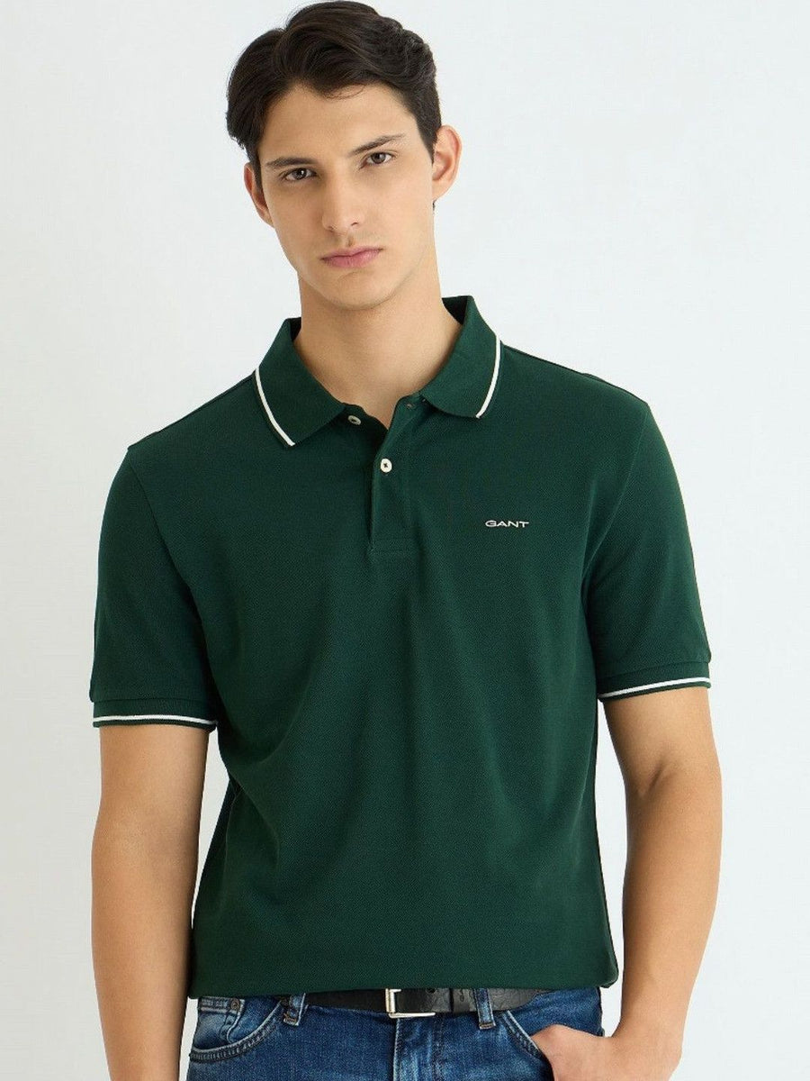 GANT Polo Collar Short Sleeves Pure Cotton T-shirt