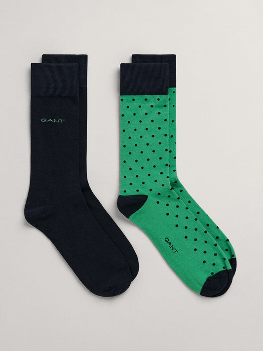 GANT Men Pack Of 2 Patterned Calf-Length Socks