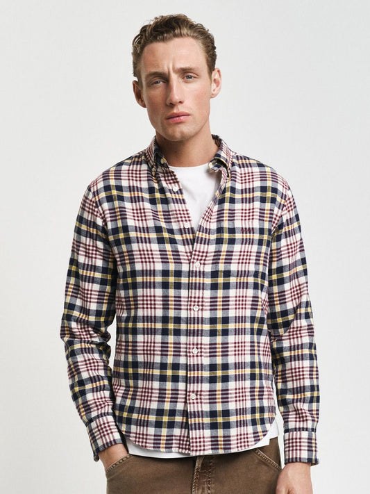 GANT Men Opaque Checked Casual Shirt