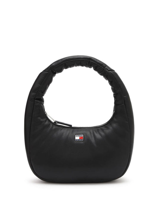 Tommy Hilfiger PU Half Moon Sling Bag with Applique